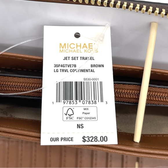 Michael Kors Large Continental Wallet Wristlet - Picture 7 of 7